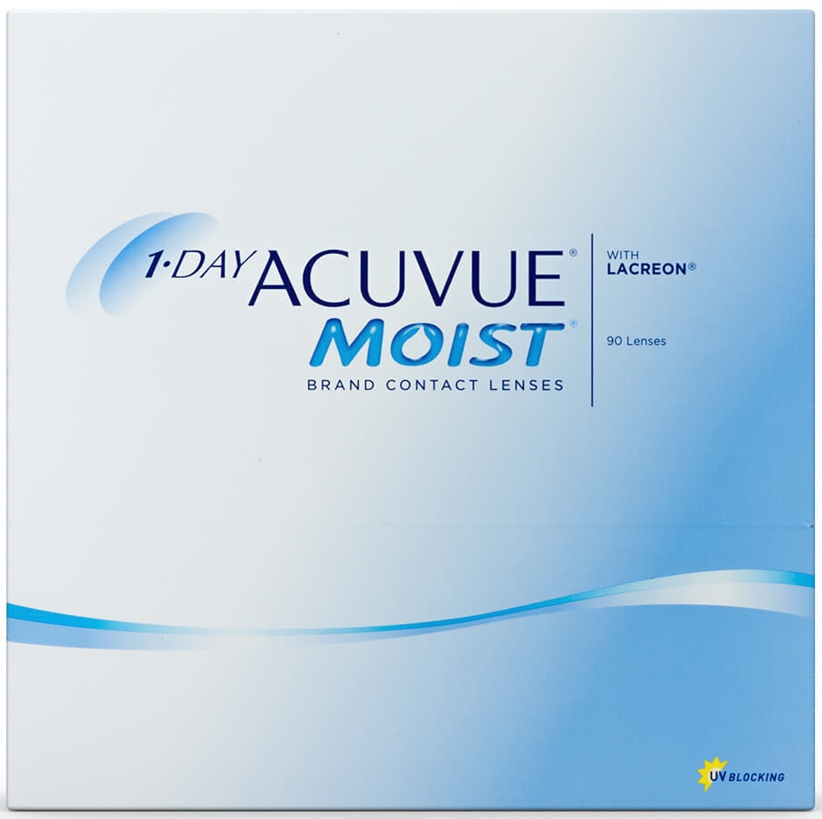 1-day Acuvue Moist (90) from the manufacturer Johnson & Johnson in category Single vision
